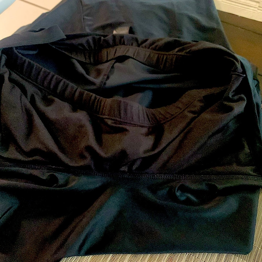 Smart & Sexy Women’s L Large 12-14 Black Ruffle Tiered Swim Tankini Top EUC - Picture 7 of 7
